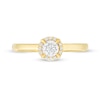 0.45 CT. T.W. Diamond Frame Engagement Ring in 14K Gold (I/I2)