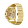 Thumbnail Image 2 of Men's Bulova Curv Gold-Tone Chronograph Watch with Tonneau Champagne Skeleton Dial (Model: 97A160)