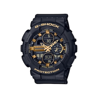 Ladies' Casio G-Shock Classic Black Resin Strap Watch (Model: GMAS140M-1A)