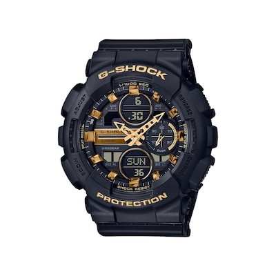 Ladies' Casio G-Shock Classic Black Resin Strap Watch (Model: GMAS140M-1A)