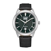 Thumbnail Image 0 of Men's Citizen Eco-Drive® Corso Strap Watch with Green Dial (Model: AW0090-02X)