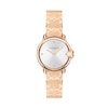 Ladies' Coach Arden Rose-Tone IP Bangle Watch with Silver-Tone Dial (Model: 14503693)