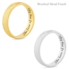 Thumbnail Image 2 of Men's 5.0mm Engravable Modern Comfort-Fit Wedding Band in 14K White or Yellow Gold (1 Line)