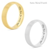 Thumbnail Image 3 of Men's 5.0mm Engravable Modern Comfort-Fit Wedding Band in 14K White or Yellow Gold (1 Line)