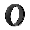 Men's 8.0mm Engravable Satin Low Dome Comfort-Fit Wedding Band in Tantalum with Black IP (1 Line)