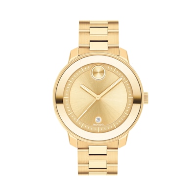 Ladies' Movado Bold® Verso Gold-Tone IP Watch with Gold-Tone Dial (Model: 3600750)