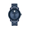 Ladies' Movado Bold® Evolution Crystal Accent Blue Ceramic Watch with Blue Dial (Model: 3600756)