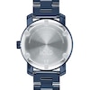 Ladies' Movado Bold® Evolution Crystal Accent Blue Ceramic Watch with Blue Dial (Model: 3600756)