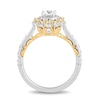 Collector's Edition Enchanted Disney Beauty and the Beast Diamond Engagement Ring in 14K Two-Tone Gold