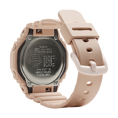 Women’s Casio G-Shock S Series Light Pink Resin Strap Watch with Light Pink Dial (Model: GMAS2100-4A)