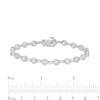 3.00 CT. T.W. Composite Diamond Alternating Bracelet in 10K White Gold - 7.25"