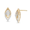 Thumbnail Image 0 of 0.20 CT. T.W. Composite Diamond Interlocking Flames Stud Earrings in 10K Gold