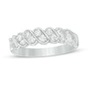 0.38 CT. T.W. Diamond Swirl Anniversary Band in 10K Gold