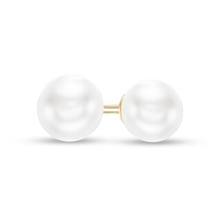 IMPERIAL® 5.0-5.5mm Freshwater Cultured Pearl Stud Earrings in 14K Gold