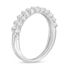 Thumbnail Image 2 of 0.50 CT. T.W. Diamond Swirl Double Row Anniversary Band in 10K White Gold