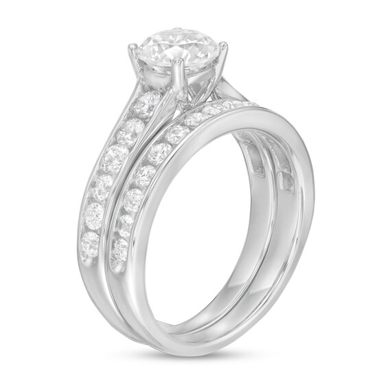 CT. T.W. Certified Lab-Created Diamond Bridal Set in 14K Gold (F/SI2