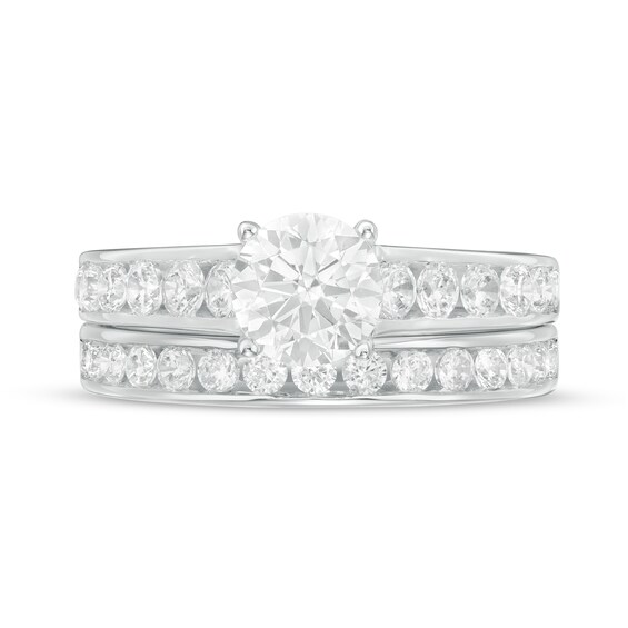 CT. T.W. Certified Lab-Created Diamond Bridal Set in 14K Gold (F/SI2