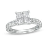 Thumbnail Image 0 of 2.00 CT. T.W. Quad Princess-Cut Diamond Engagement Ring in 14K White Gold