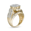 Thumbnail Image 2 of 3.00 CT. T.W. Composite Diamond Multi-Row Bypass Engagement Ring in 10K Gold