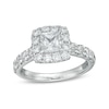 Thumbnail Image 0 of 1.95 CT. T.W. Princess-Cut Diamond Frame Engagement Ring in 14K White Gold