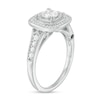 Marilyn Monroe™ Collection 0.70 CT. T.W. Diamond Cushion Frame Engagement Ring in 14K White Gold