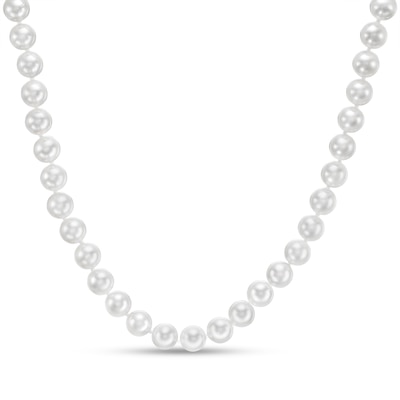 IMPERIAL® 6.0-6.5mm Akoya Cultured Pearl Strand Necklace with 14K Gold Fish-Hook Clasp