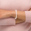 Thumbnail Image 1 of IMPERIAL® 7.0-8.0mm Freshwater Cultured Pearl Strand Bracelet with 14K Gold Fish-Hook Clasp-7.5"