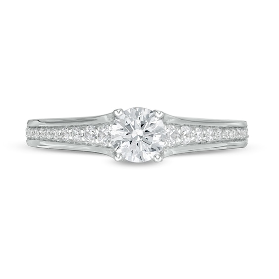 Peoples Private Collection 0.75 CT. T.W. Certified Diamond Engagement Ring in 14K Gold (F/I1