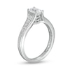 Peoples Private Collection 0.75 CT. T.W. Certified Emerald-Cut Diamond Engagement Ring in 14K White Gold (F/SI2)