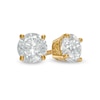 Thumbnail Image 0 of 0.70 CT. T.W. Diamond Solitaire Stud Earrings in 10K Gold (I/I3)