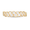 Thumbnail Image 4 of 0.38 CT. T.W. Diamond Swirl Anniversary Band in 10K Gold