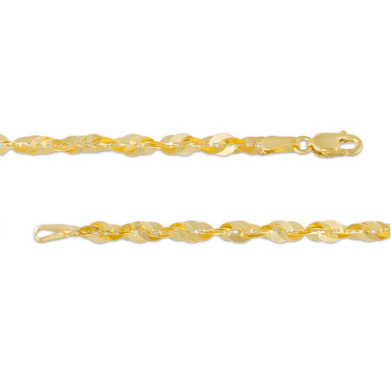 Ladies' 3.5mm Cleo Link Chain Necklace in Solid 10K Gold - 18"