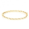 4.4mm Twisted Tube Bangle in 14K Gold