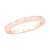 Thumbnail Image 6 of 0.69 CT. T.W. Composite Cushion Diamond Frame Vintage-Style Bridal Set in 10K Rose Gold