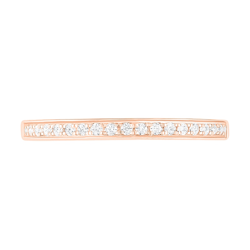 0.69 CT. T.W. Composite Cushion Diamond Frame Vintage-Style Bridal Set in 10K Rose Gold|Peoples Jewellers