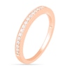 Thumbnail Image 8 of 0.69 CT. T.W. Composite Cushion Diamond Frame Vintage-Style Bridal Set in 10K Rose Gold