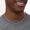Thumbnail Image 1 of 2.65mm Alternating Evergreen Rope Chain Necklace in Hollow 10K Tri-Tone Gold - 20"