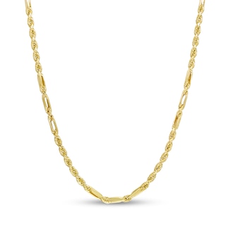 3.0mm Diamond-Cut Milano Rope Chain Necklace in Hollow 10K Gold - 20"