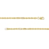 Thumbnail Image 2 of 3.0mm Diamond-Cut Milano Rope Chain Necklace in Hollow 10K Gold - 20"