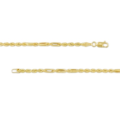 3.0mm Diamond-Cut Milano Rope Chain Necklace in Hollow 10K Gold - 20"