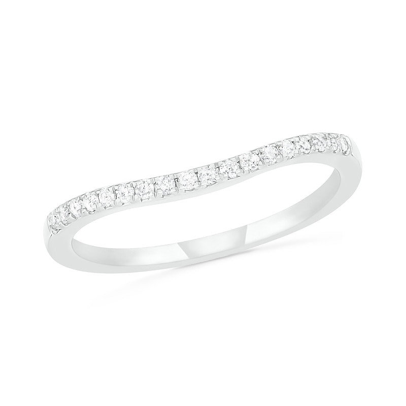 0.95 CT. T.W. Composite Oval Diamond Split Shank Vintage-Style Bridal Set in 10K White Gold