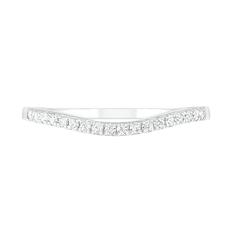 0.95 CT. T.W. Composite Oval Diamond Split Shank Vintage-Style Bridal Set in 10K White Gold