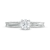 Thumbnail Image 3 of Peoples Private Collection 0.75 CT. T.W. Certified Diamond Engagement Ring in 14K White Gold (F/I1)