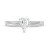 Peoples Private Collection 0.75 CT. T.W. Certified Pear-Shaped Diamond Engagement Ring in 14K White Gold (F/SI2)