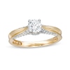 Thumbnail Image 1 of Peoples Private Collection 0.75 CT. T.W. Certified Diamond Engagement Ring in 14K Gold (F/I1)