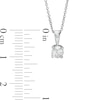 CT. Diamond Solitaire Pendant in 10K Gold (I/I3