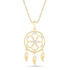 0.04 CT. T.W. Diamond Dream Catcher Pendant in 10K Gold