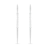 Thumbnail Image 0 of 0.29 CT. T.W. Diamond Linear Drop Earrings in 10K White Gold