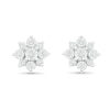 0.145 CT. T.W. Diamond Sunburst Stud Earrings in 10K Gold