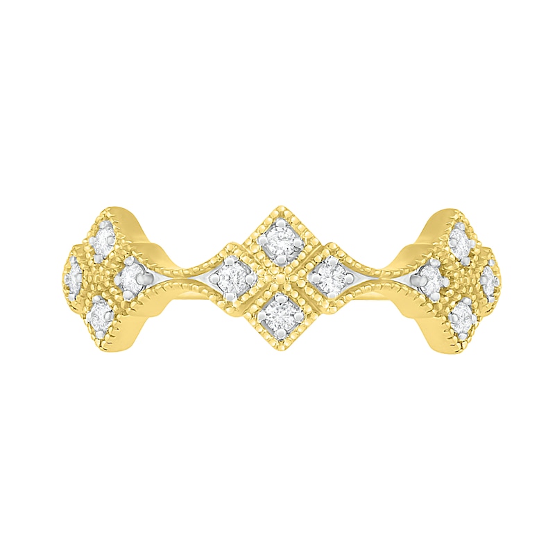 0.115 CT. T.W. Composite Diamond Trio Ring in 10K Gold|Peoples Jewellers